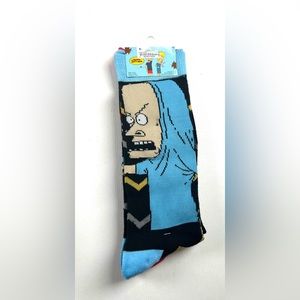 Men’s Beavis Butthead Socks Size 6-12